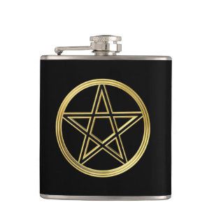Cantil Pentagram dourado