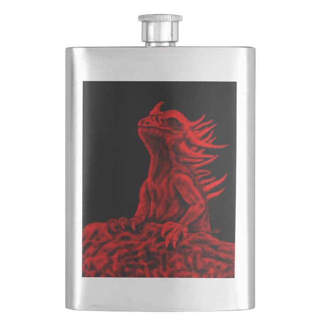 Cantil Pequeno dragão vermelho (Frente)