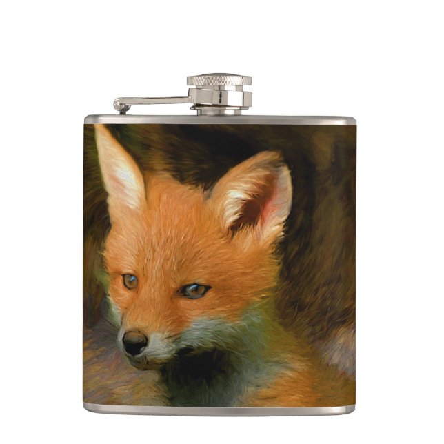 Cantil Pequeno Fox Cub Retrato (Frente)