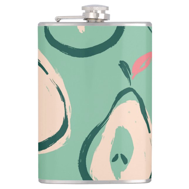 Cantil Peras de Verão: padrão de fruta fresco. (Frente)