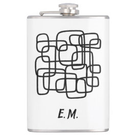 Cantil Personalised Initial Minimalist Abstract Line Art 