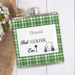 Cantil Personalização da Melhor Xadrez Verde de Golfer