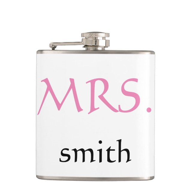 Cantil Personalizada personalizada Sra. Wedding Bride (Frente)
