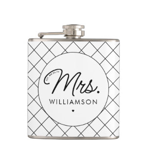 Cantil Personalizada Sra. Est. Script Elegante Moderno Re