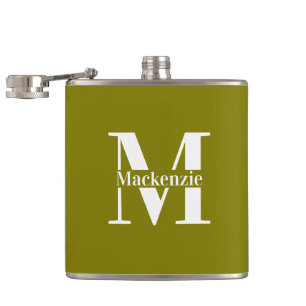 Cantil Personalizado Feito sob Medida Monogramado Verde