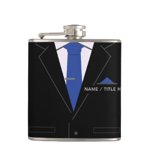 Cantil Personalizado Seu Nome Flask Funny Business Gift