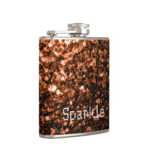 Cantil Personalize os sparkles de bronze dos brilhos