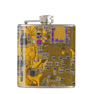 Cantil Personalize um Conselho de Circuito Laranja Claro