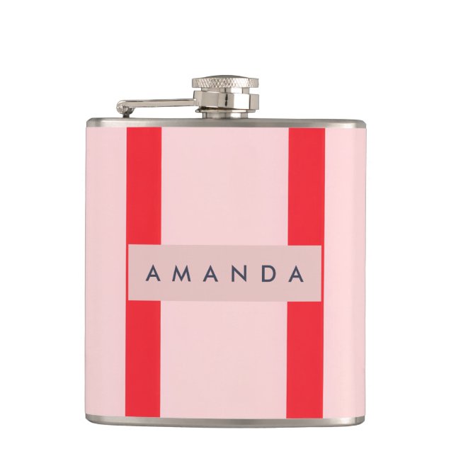 Cantil Personalized Pastel  Stripes with Floral Accent (Frente)