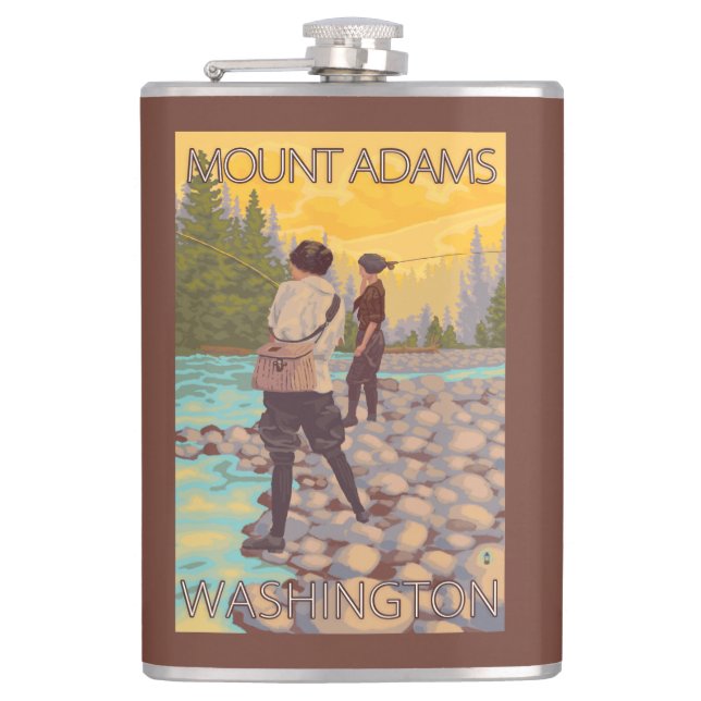 Cantil Pesca com mosca das mulheres - montagem Adams, (Frente)
