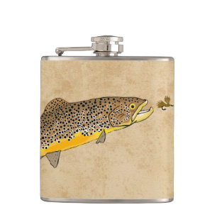 Cantil Pesca da truta de Brown