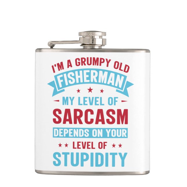 Cantil Pescador Funny Sarcasm Novelty Humor Gift (Frente)
