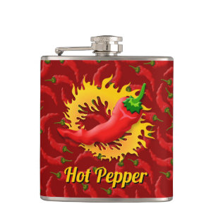 Cantil Pimenta com Flame Hip Flask