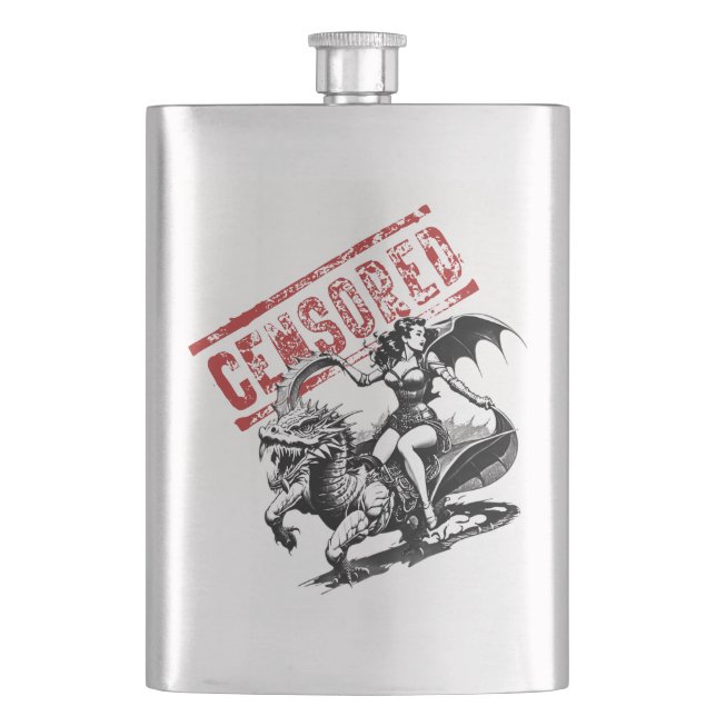 Cantil Pin-Up de Cavaleiro de Dragão (Frente)