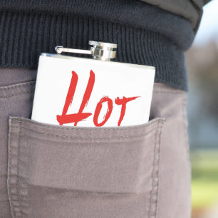 Cantil Pincéis de texto vermelho vívido, negrito e quente
