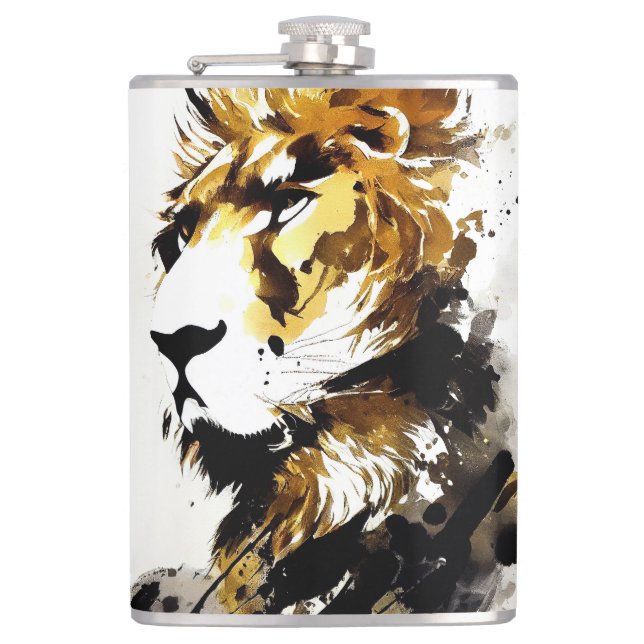 Cantil Pincel de Arte Isenta de Natureza Selvagem de Leão (Frente)