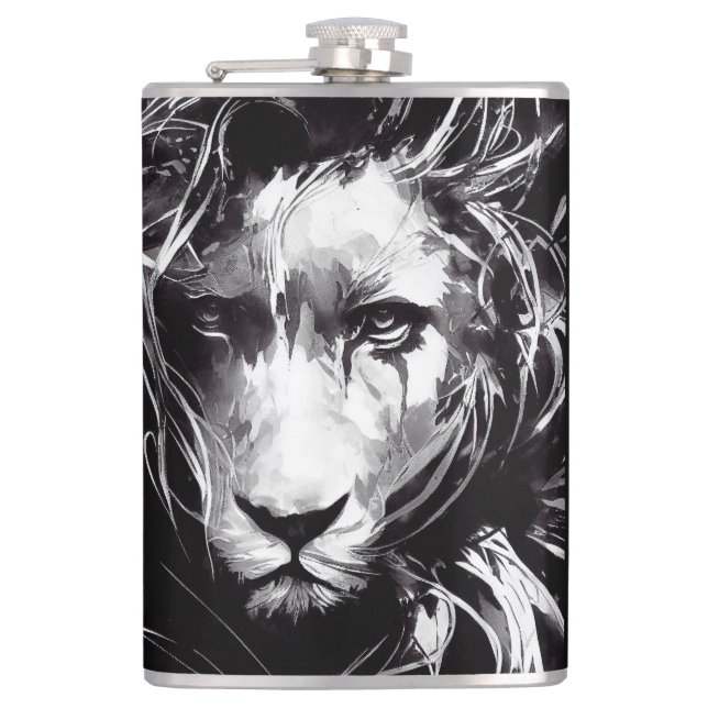 Cantil Pincel de Arte Isenta de Natureza Selvagem de Leão (Frente)