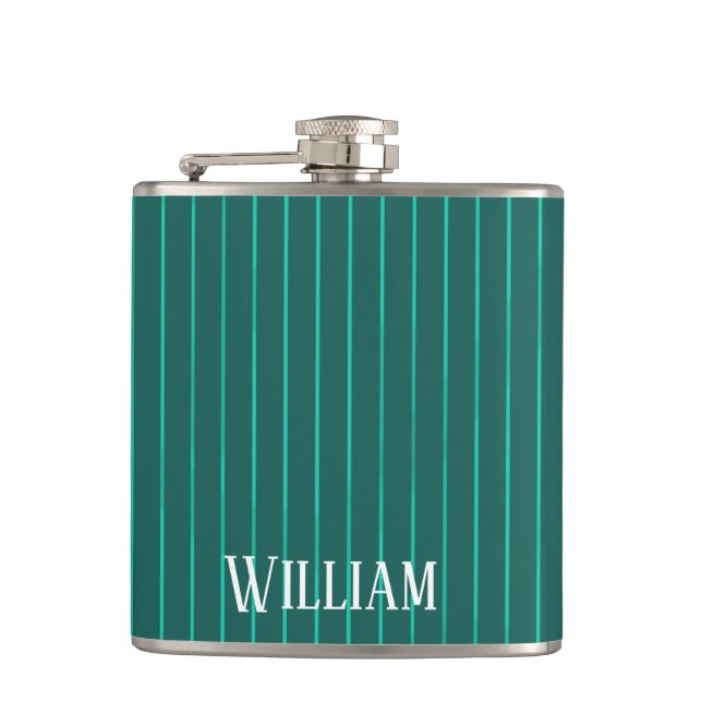 Cantil Pinstripes teais (Frente)