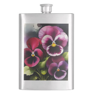 Cantil pintura a aquarela bonito maroon daek vermelha pan