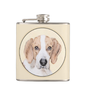 Cantil Pintura Americana de Foxhound - Arte Cachorro Orig