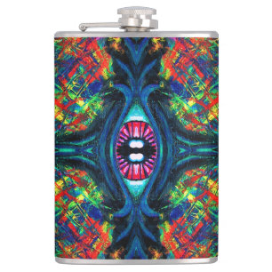 Cantil Pintura com torção de olhos e trippy