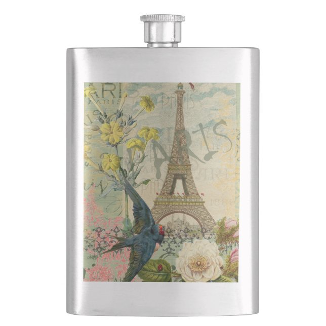 Cantil Pintura de Arte Antiquada por Viagem da França de  (Frente)