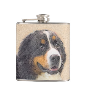 Cantil Pintura De Cão Da Montanha Bernese - Arte Origina