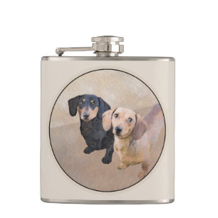 Cantil Pintura de Dachshund (Suave) - Arte Original de C