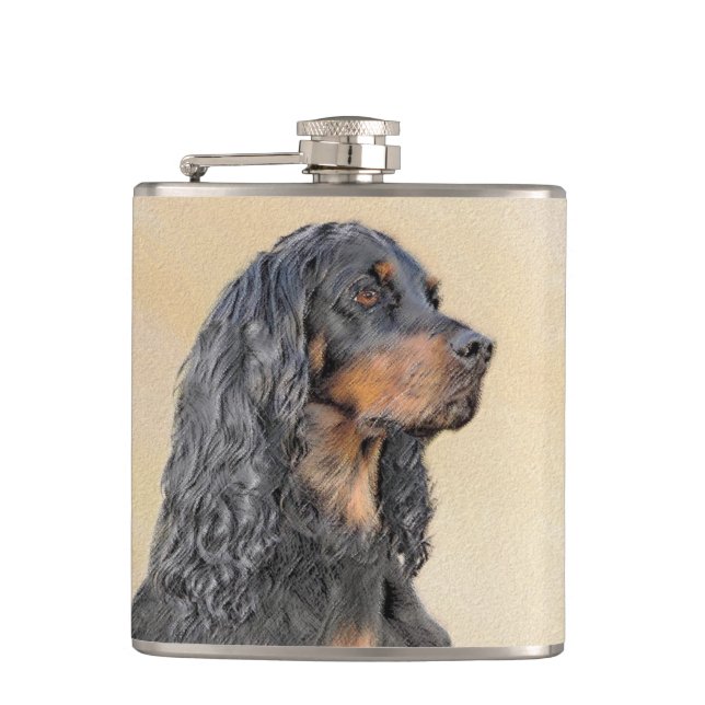 Cantil Pintura de Gordon Setter - Arte de Cachorro Origin (Frente)
