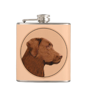 Cantil Pintura de Labrador Retriever (Chocolate) - Arte C