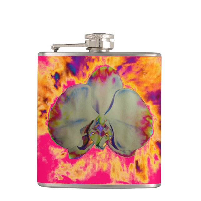 Cantil Pintura de orquídea Elegante de abstrato de aquare (Frente)