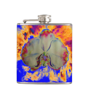 Cantil Pintura de orquídea em aquarela abstrata boho eleg