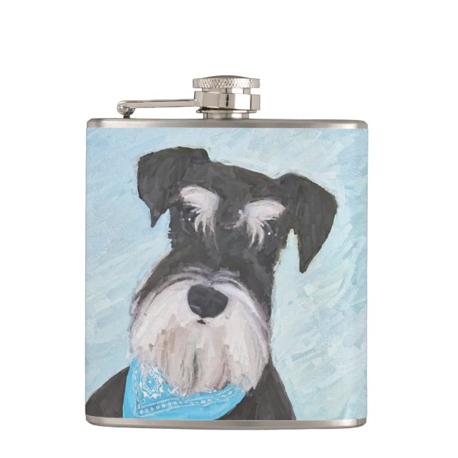 Cantil Pintura de Schnauzer (Miniatura) - Cachorro Origin (Frente)