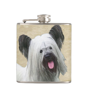 Cantil Pintura de Skye Terrier - Arte de Cachorro Origina