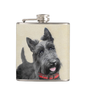 Cantil Pintura de Terrier do Scottish - arte original