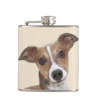 Pintura em Greyhound Italiano - Arte de Cachorro O
