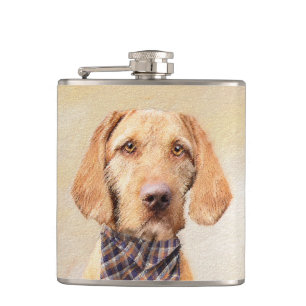 Cantil Pintura em Vizsla, por Wirehaired - Arte Cão Orig
