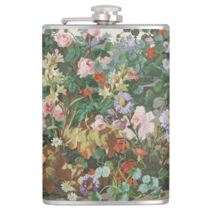 Cantil Pintura floral de flores coloridas vintage bonitas