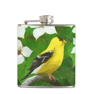 Cantil Pintura Goldfinch - Arte Cachorra Original