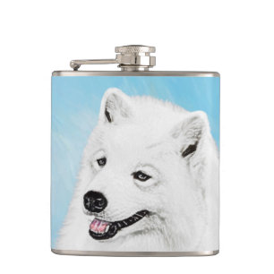 Cantil Pintura Samoyed - Arte Cachorra Original