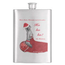 Pinup Sra. Papais noeis Natal Engraçada Piada Hip