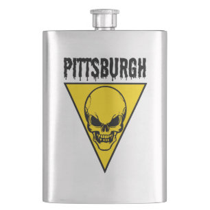 Cantil Pittsburgh Skull Flask Classic