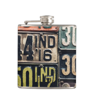 Cantil Placas De Licença Vintage