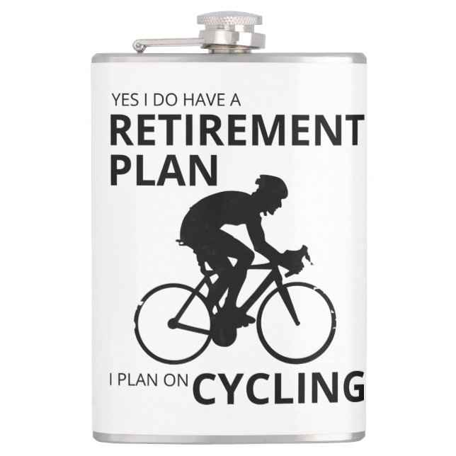 Cantil Planejo andar de bicicleta quando me aposentar (Frente)