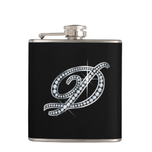 Cantil Plano D Script "Diamond Bling"