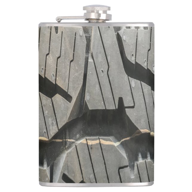 Cantil Pneus velhos de automóveis Black Road (Frente)