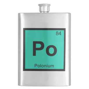 Cantil Po - Química do Polônio Símbolo da Tabela Periódic