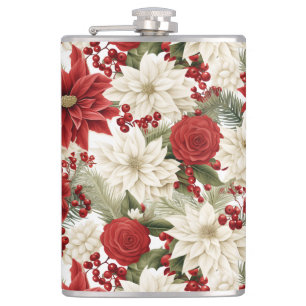 Cantil Poinsettia de Natal – Design Floral de Feriado