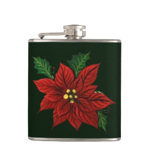 Cantil Poinsettia Flask