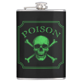Cantil Poison Skull e Crossbones Halloween Design Impress